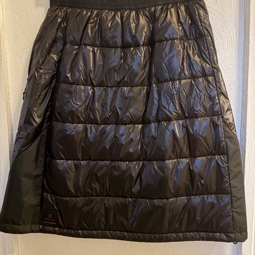 Fire+Ice Puffer Shiny Black A-Line Skirt - Picture 4 of 7